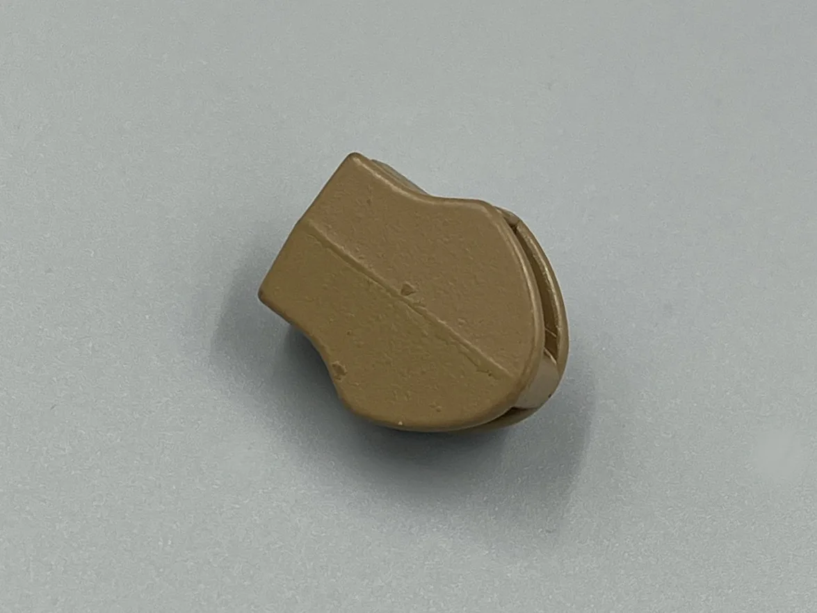 Бегунок для молнии №10 Coyote Brown (обратный, без пуллера)