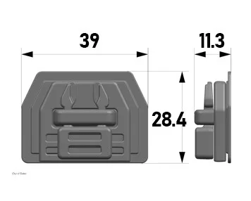Застежка Woojin Plastic W934/W933/W932 TAN