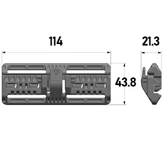 Система быстрого сброса 80мм Woojin Plastic 3161/3162 (R) Олива