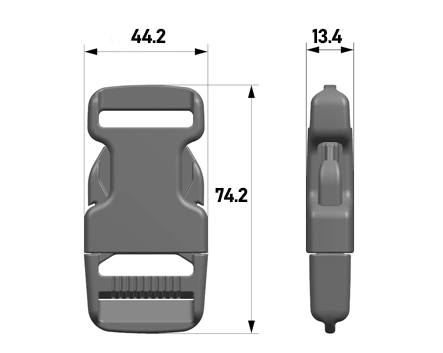 Фастекс Woojin Plastic 38мм 4494/4507 Олива